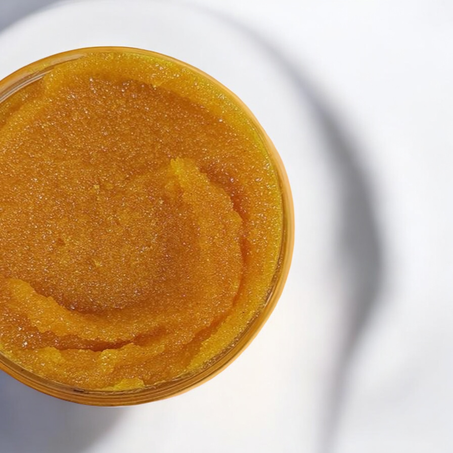 Turmeric lip brightining scrub